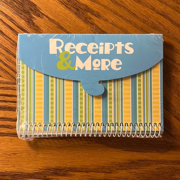 VTG NWT Receipt Keeper Receipt Organizer Mini Binder / Coupon Holder Book - Picture 1 of 9